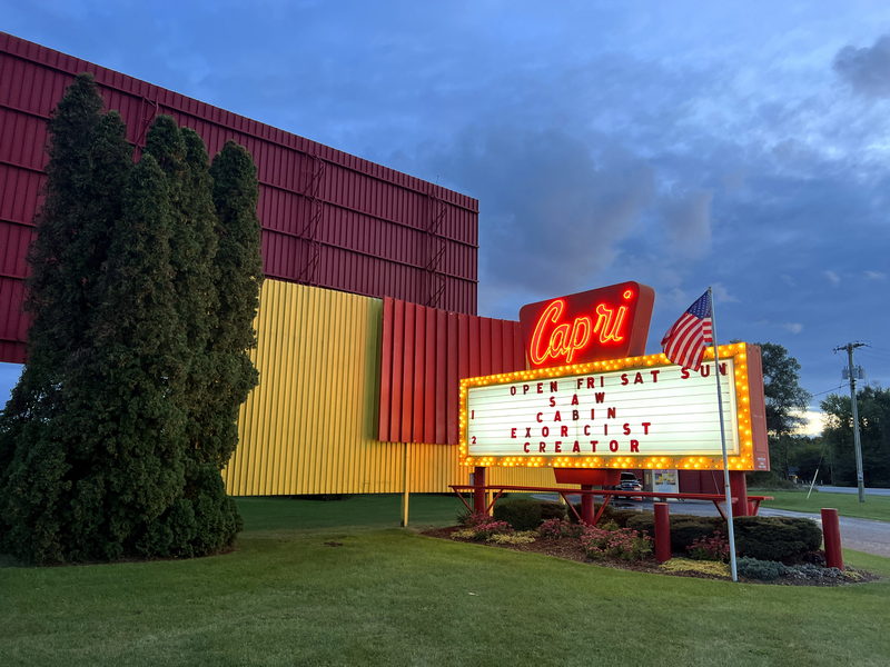 Capri Drive-In Theatre - Oct 8 2023 (newer photo)